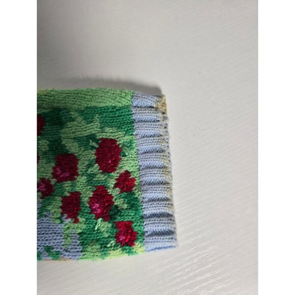 Vintage David Brooks Women's XL Lighthouse American Flag Knit Sweater Nautical - Picture 9 of 10